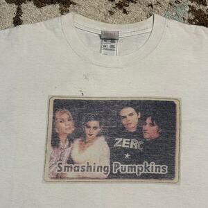 2000s Smashing Pumpkins Members Portrait Shirt Size XL Billy Corgan Zero